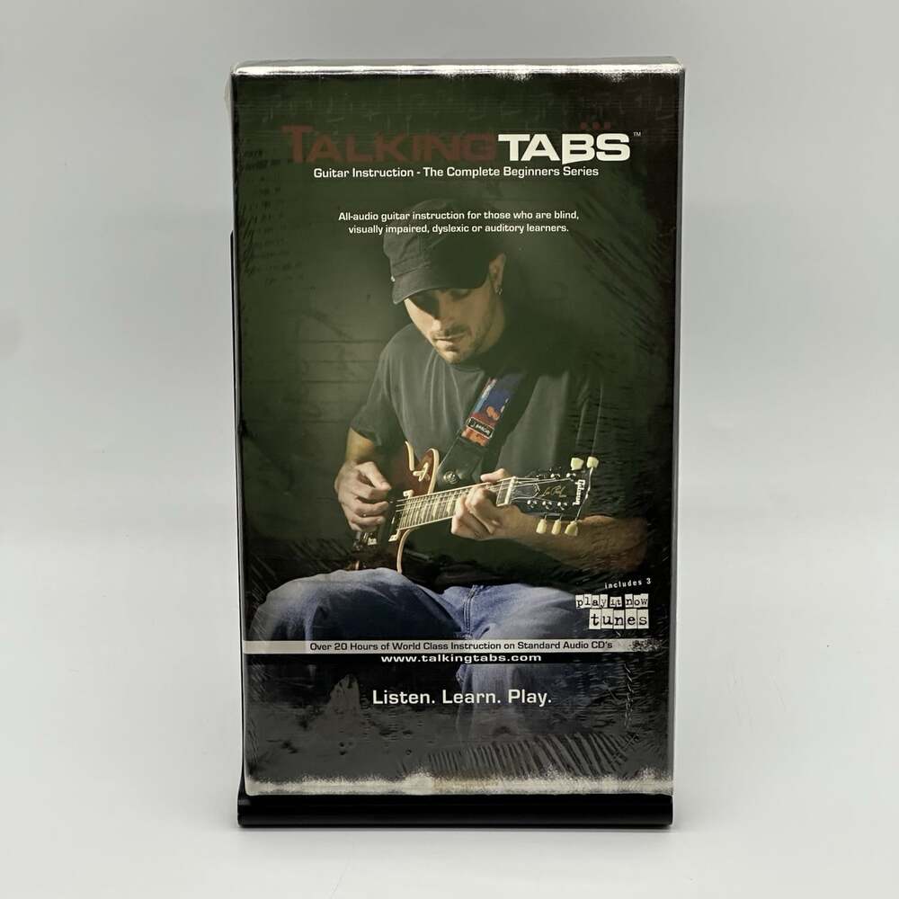 Talking Tabs Guitar Instruction The Complete Beginners Series Audio CDs Set NEW!